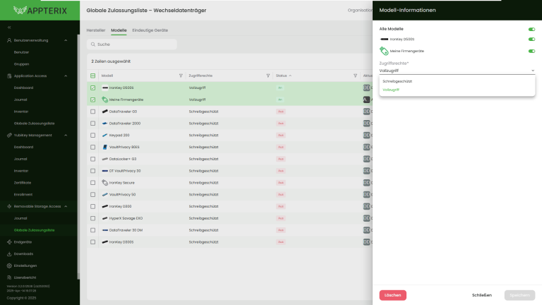 Appterix ZTSA - Allow Listing