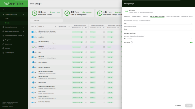 Appterix ZTSA - General