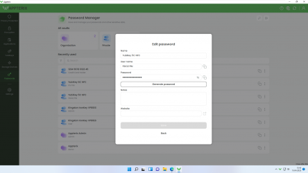 Appterix Passwort Manager - Agent Password Vault